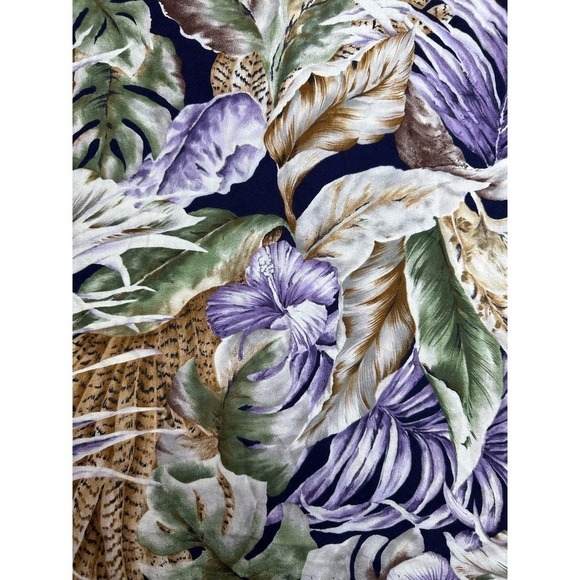 Hilo Hattie The Hawaiian Original Vintage Womens Floral Button Front Shirt SZ L - Picture 7 of 7